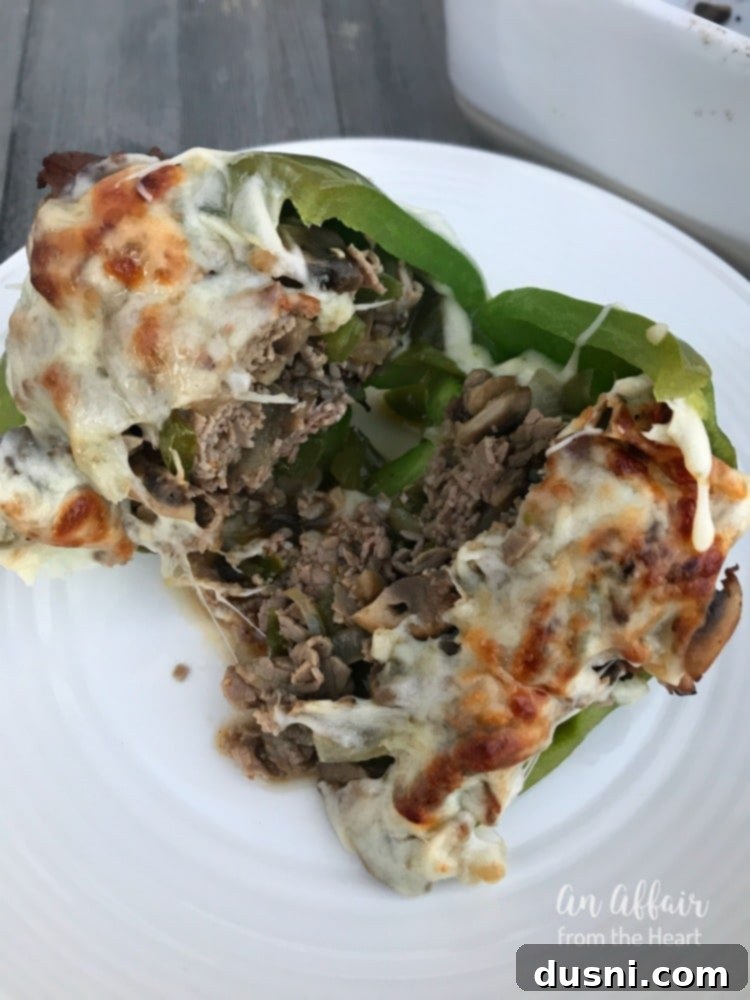 Loaded Philly Cheese Steak Peppers 24 Philly Cheese Steak Stuffed Peppers