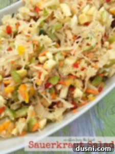 Hearty Brat Burgers 11 A fresh and vibrant Sauerkraut Salad