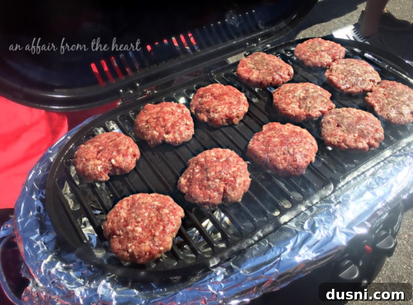 Hearty Brat Burgers 7 A Brat Burger topped with Frank's Sauerkraut