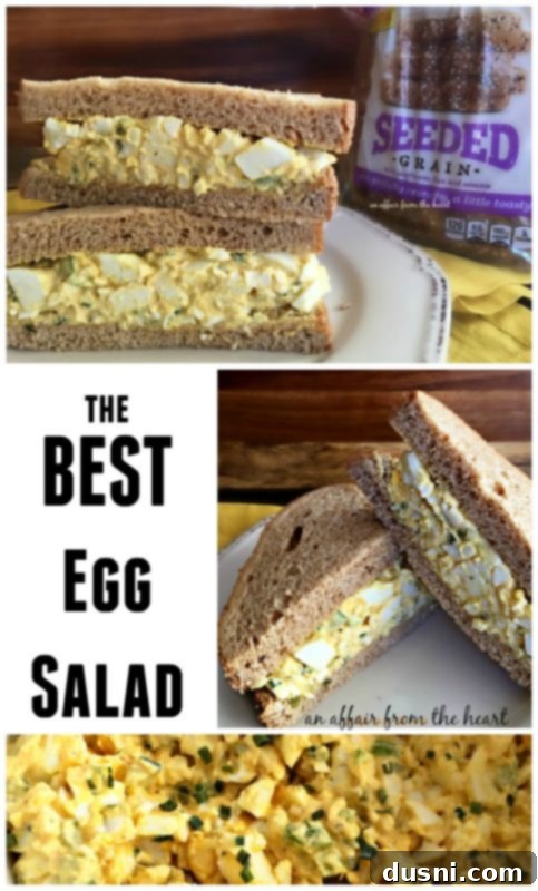 The Best Bacon, Egg Salad, and Tomato Sandwich 4 The BEST Egg Salad - an essential component of the ultimate sandwich