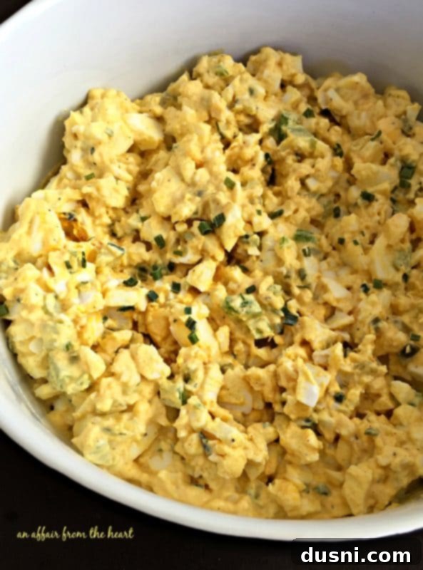 The Best Bacon, Egg Salad, and Tomato Sandwich 7 Large bowl of creamy BEST Egg Salad