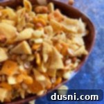 Touchdown Snack Mix in a bowl.