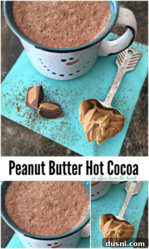 Liquid Peanut Butter Cup 3 Peanut Butter Hot Cocoa - An Affair from the Heart