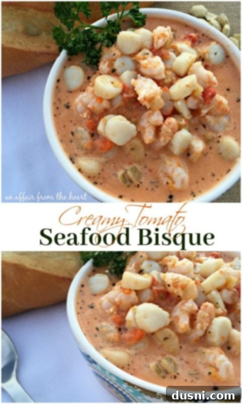 Velvety Tomato Seafood Bisque 3 Creamy Tomato Seafood Bisque - An Affair from the Heart