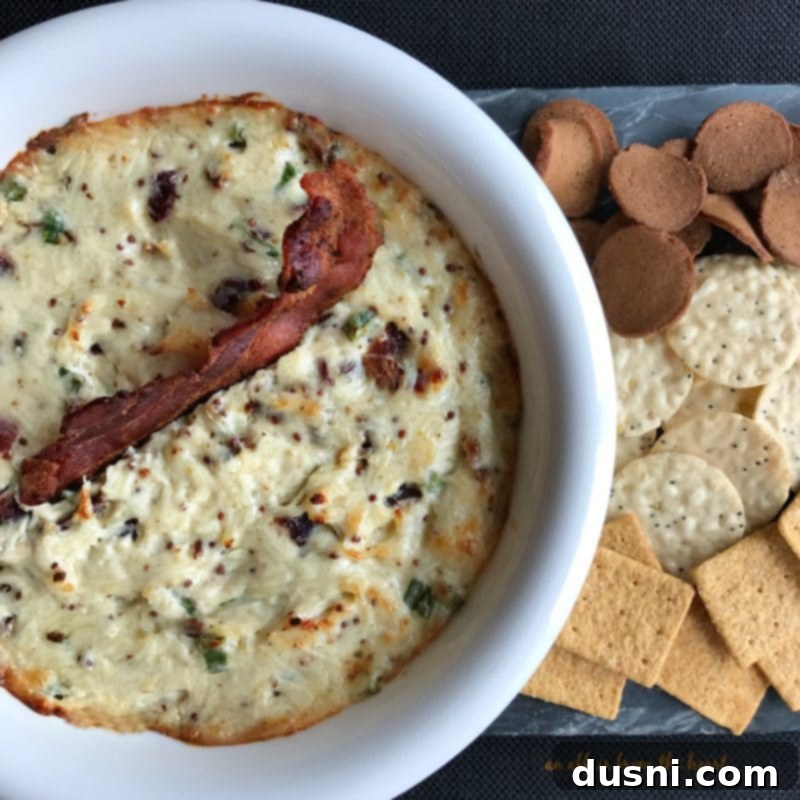 Hot Bacon and Swiss Dip 2 Hot Bacon & Swiss Dip