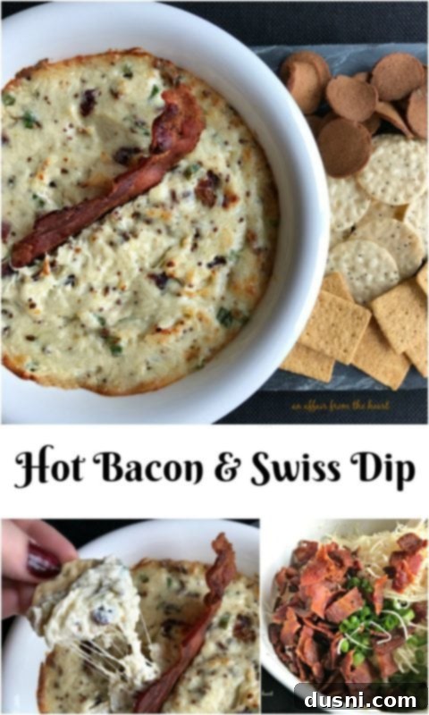 Hot Bacon and Swiss Dip 3 Hot Bacon & Swiss Dip - An Affair from the Heart