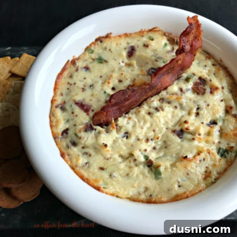 Hot Bacon and Swiss Dip 4 Hot Bacon & Swiss Dip