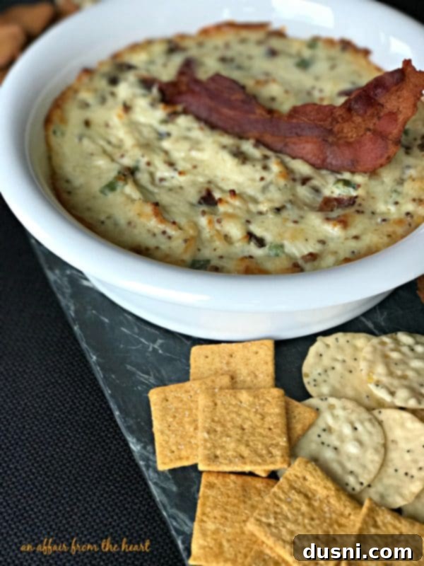 Hot Bacon and Swiss Dip 5 Hot Bacon & Swiss Dip