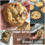 Irresistible Peanut Butter Chocolate Chunk Cookies 10 Peanut Butter Chocolate Chunk Cookies collage image
