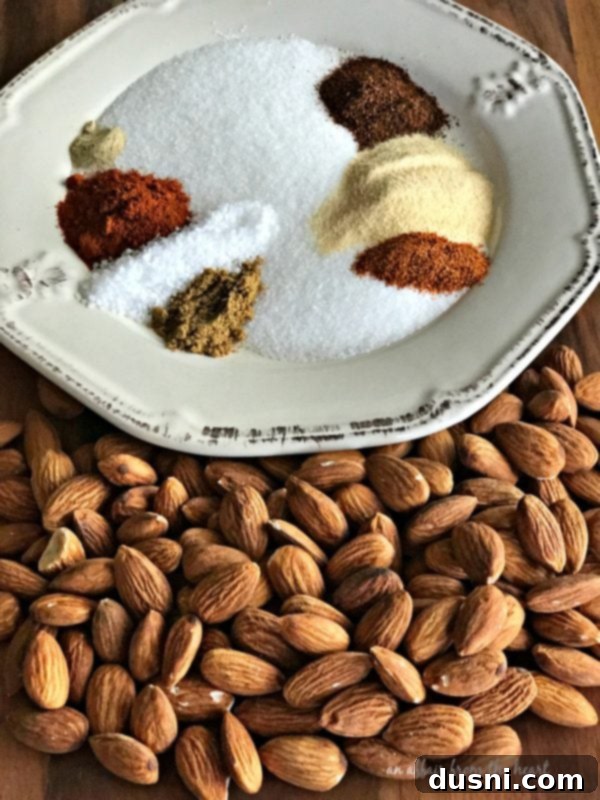 Spicy Smoked Almonds