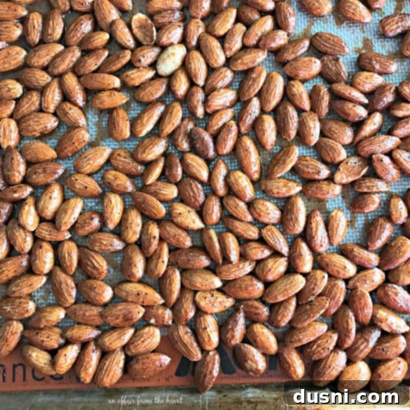 Spicy Smoked Almonds
