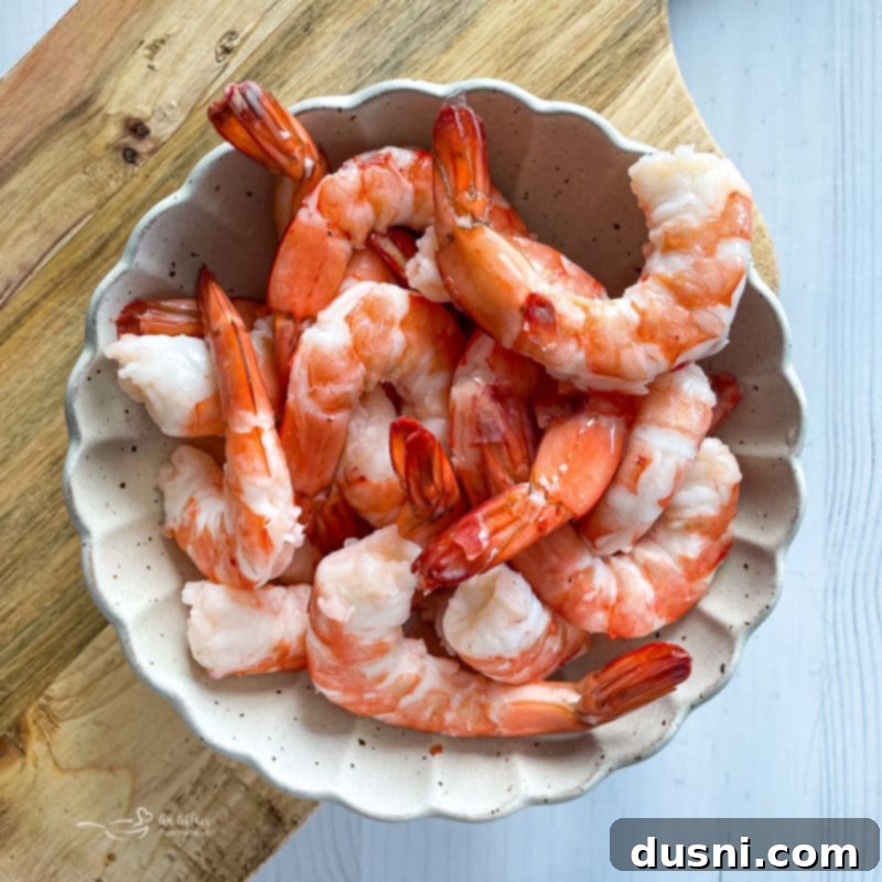 one bowl of shrimp 