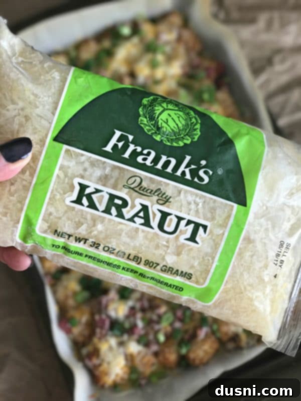 Reuben Totcho Platter 5 Reuben Sheet Pan Totchos (Tater Tot Nachos)