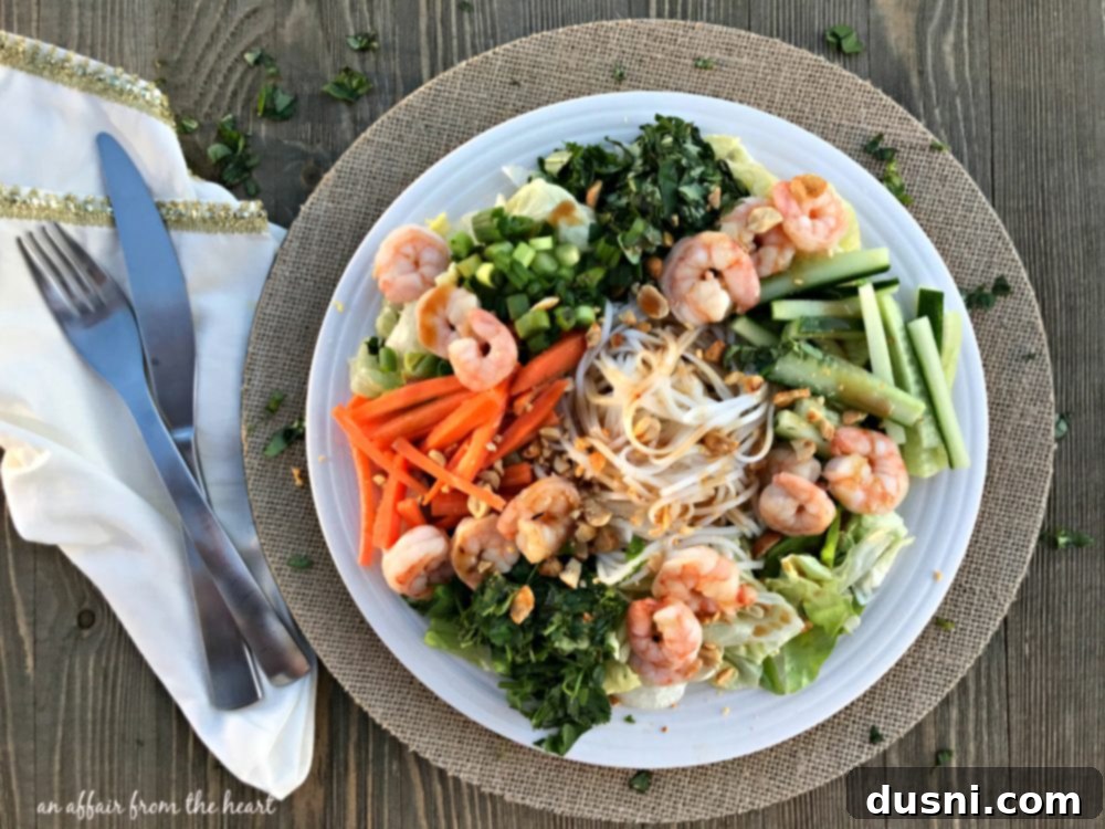 Thai Shrimp & Rice Noodle Salad 
