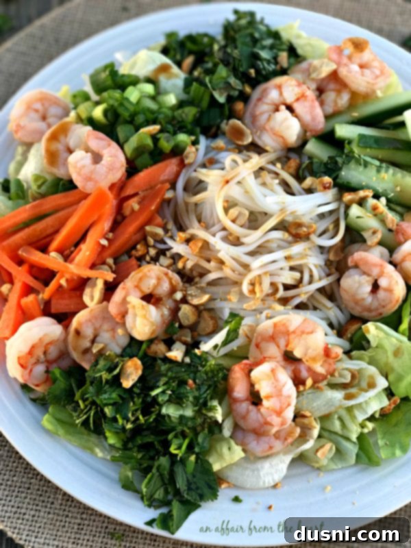 Thai Shrimp & Rice Noodle Salad 