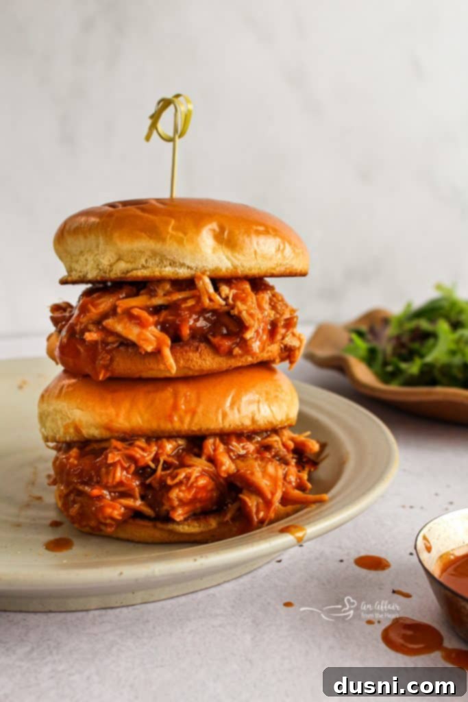 Slow Cooker Dr. Pepper BBQ Pork Sandwiches