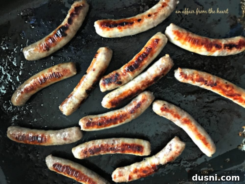 Prepping ingredients for Southwestern Sausage Brunch Roll-Ups