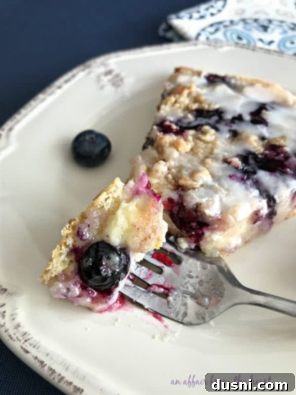 Blueberry Streusel Sweet Pizza 14 Blueberry Streusel Dessert Pizza