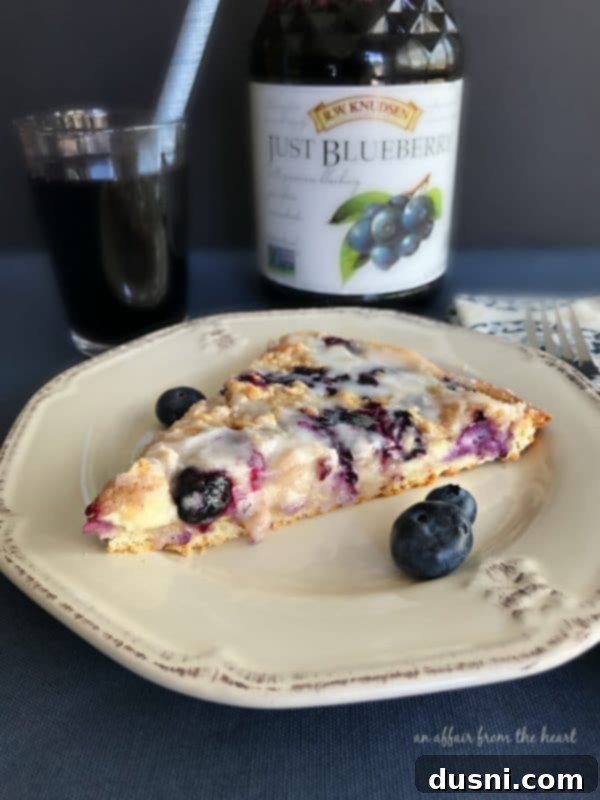 Blueberry Streusel Sweet Pizza 6 Blueberry Streusel Dessert Pizza