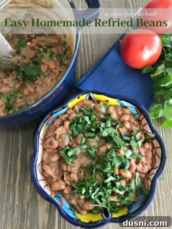 Easy Homemade Refried Beans