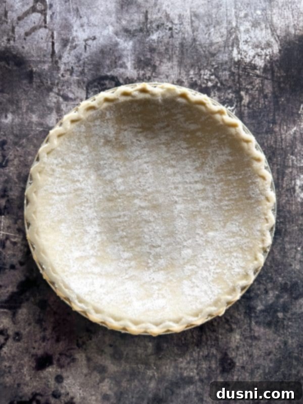 Golden Baked Blueberry Bliss 6 Preheating oven and preparing pie crust