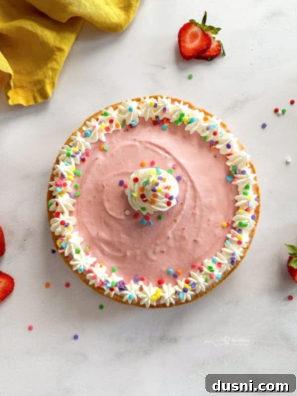 Buttery Shortbread Ice Cream Cookie Cake 8 First step: preparing the cookie dough in a mixing bowl.