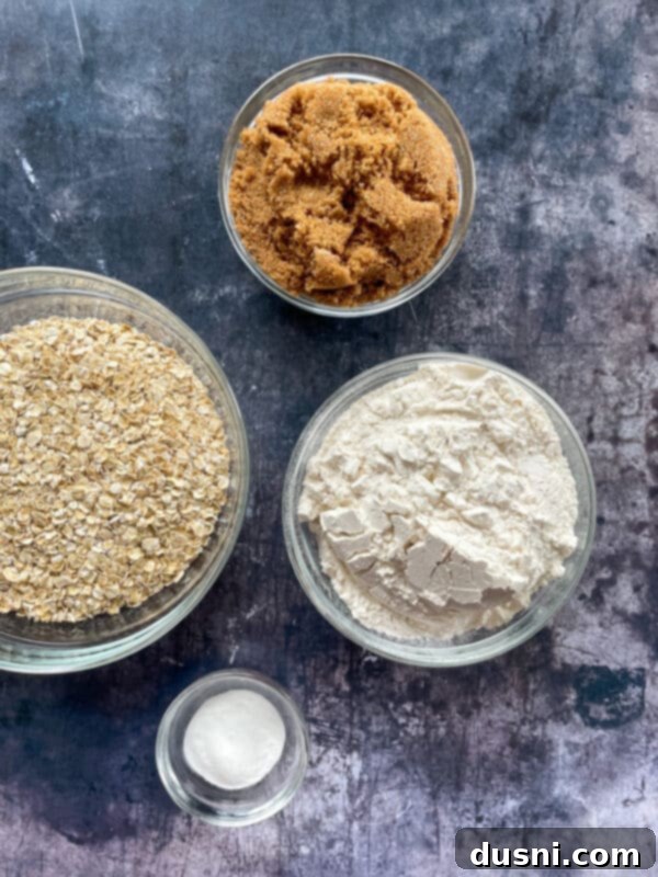 A freshly baked pan of PB&J Oatmeal Cookie Bars, uncut