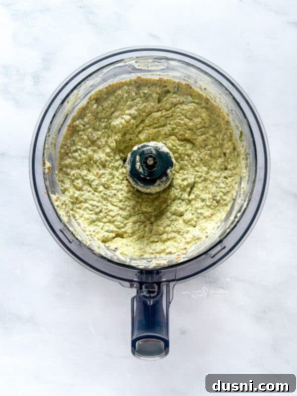 Savory Bacon Veggie Sandwich Spread 8 Bacon Veggie Sandwich Spread blending in a food processor