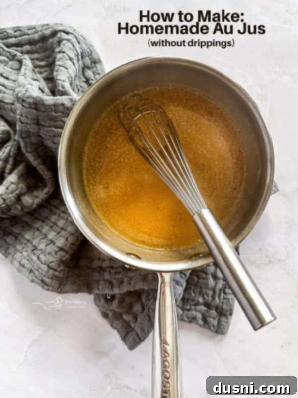 Homemade Au Jus without drippings HERO