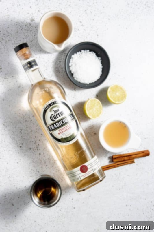 Apple Cider Margarita 4 A close-up of the textured salt rim of an Apple Cider Margarita glass.