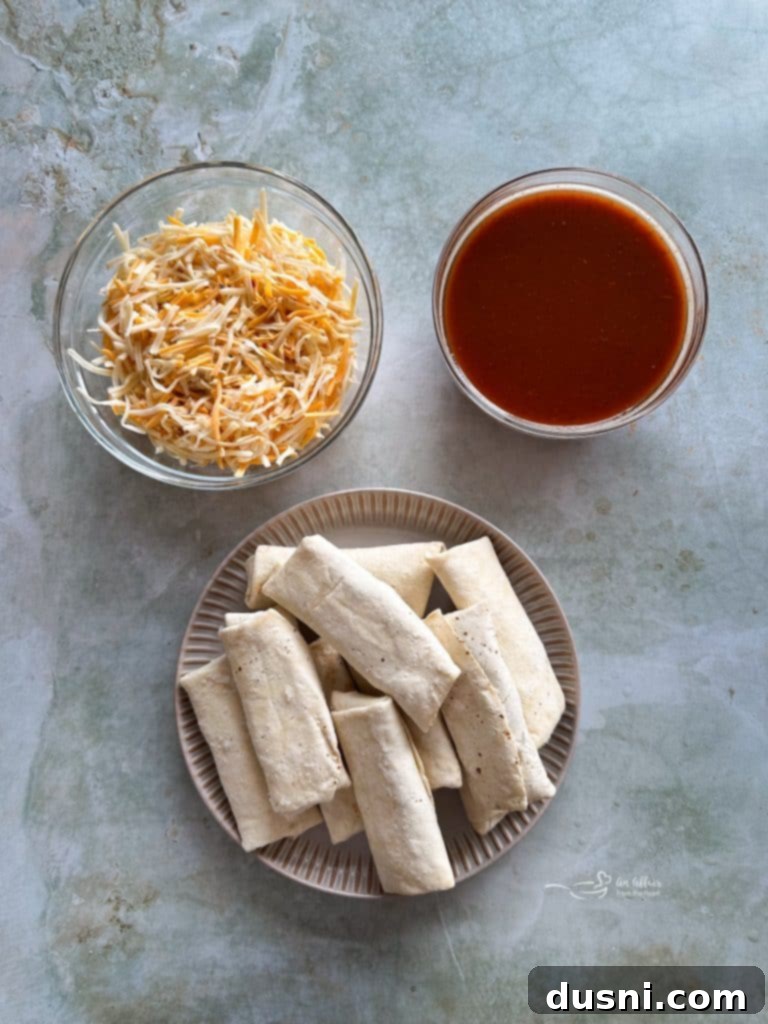 Comforting Slow Cooker Smothered Burritos 6 A serving of Slow Cooker Smothered Burritos with toppings like sour cream, jalapeños, and cilantro.