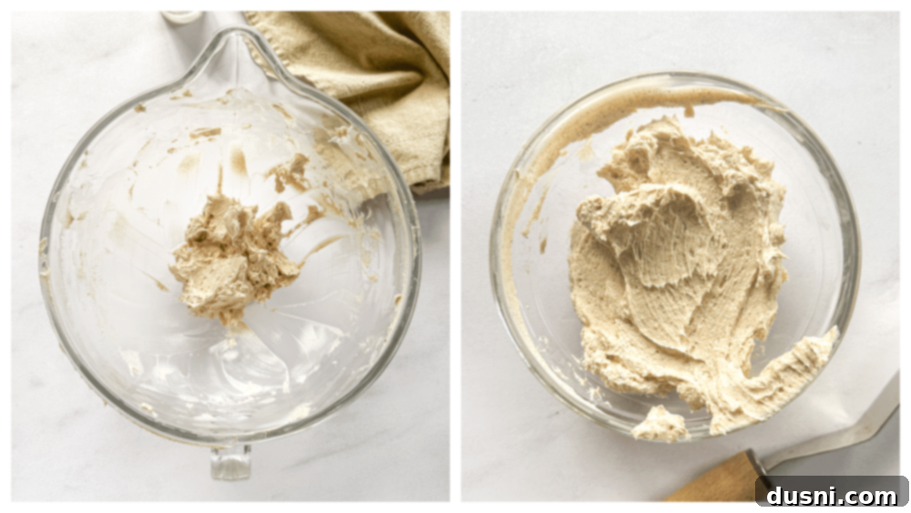 Simple Puff Pastry Apple Tarts 7 Whipping cream cheese for apple tarts