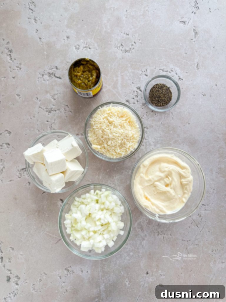 Warm & Bubbly Onion Dip 7 A bowl of fresh diced Vidalia onions