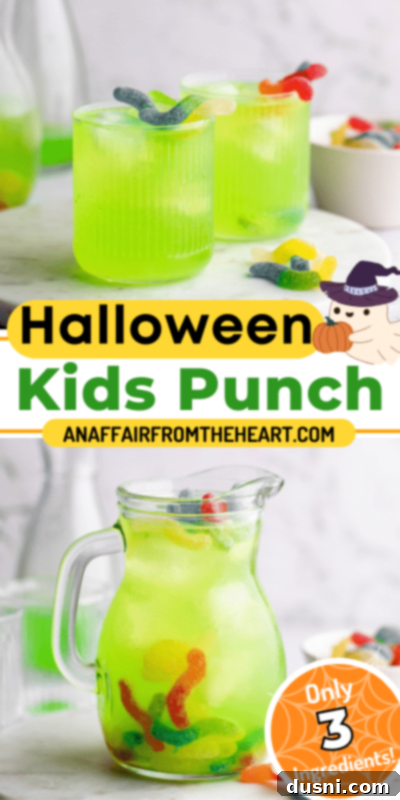 Halloween Kids Punch - Pinterest graphic
