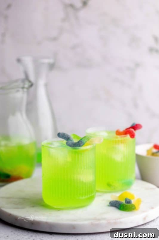Ready-to-serve Kids Halloween Punch in glasses