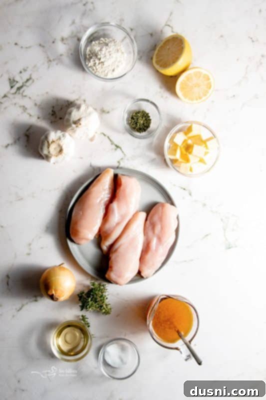 Zesty Lemon Chicken Dinner in 30 Minutes 4 Plated Lemon Chicken with Fresh Lemon Slices