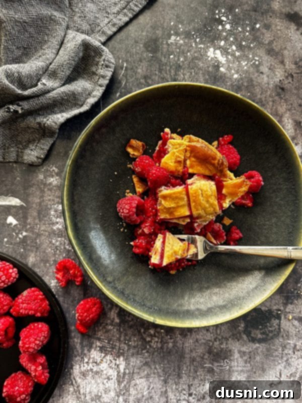 Sun-Kissed Raspberry Pie 15 Unbaked raspberry pie with a lattice top