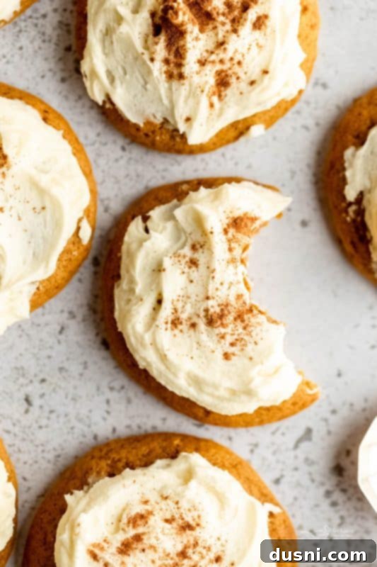 Ingredients for soft pumpkin cookies laid out