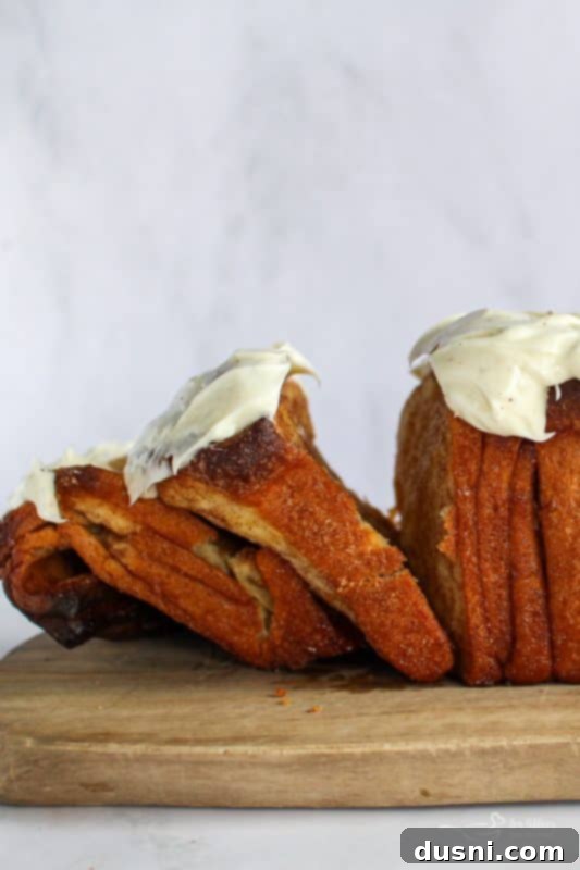 A picture of Homemade Cinnamon Pull Apart Bread, an alternative bread recipe