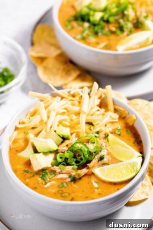 Zesty Mexican Leftover Turkey Soup 4 A top-down view of a serving of Mexican Style Leftover Turkey Soup with vibrant ingredients.