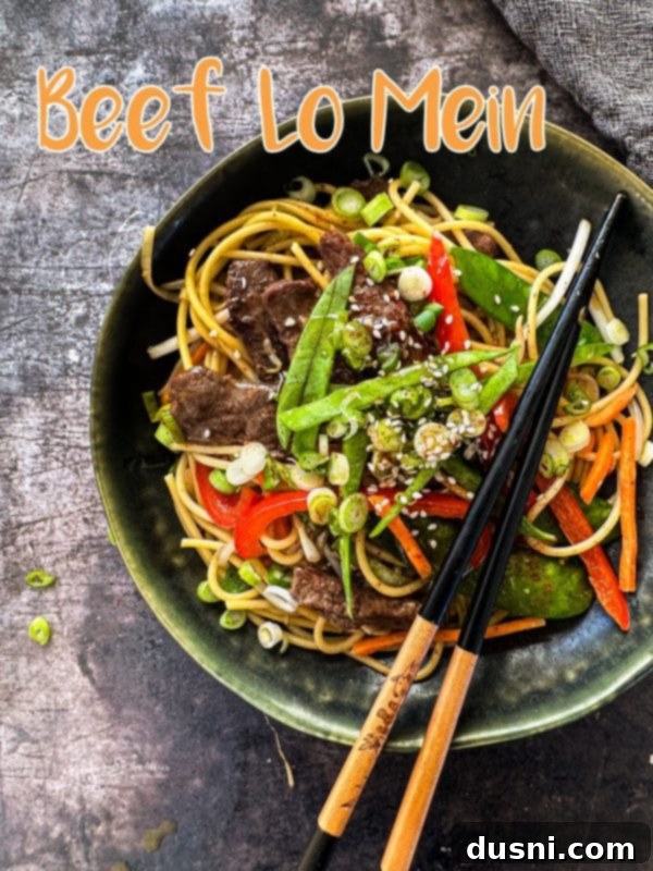 Savory Beef Lo Mein 15 A final hero shot of the Beef Lo Mein, showcasing its appeal and freshness.