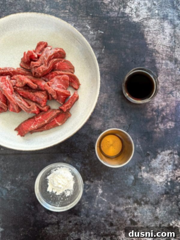 Savory Beef Lo Mein 5 A closer shot of the Beef Lo Mein, emphasizing the sauce-coated noodles and the texture of the beef.
