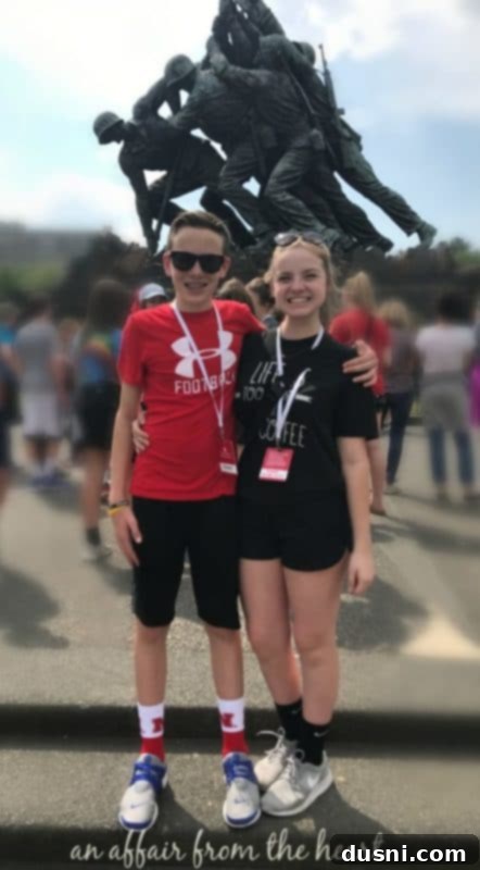 Zesty Key Lime Delight 5 Two teenage girls, twins, smiling in Washington DC.