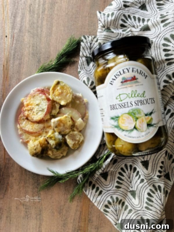 Paisley Farm Dilled Brussels Sprouts jar