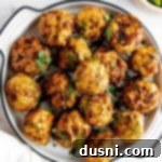 Crispy Air Fryer Turkey Meatballs 18 img 89109 17