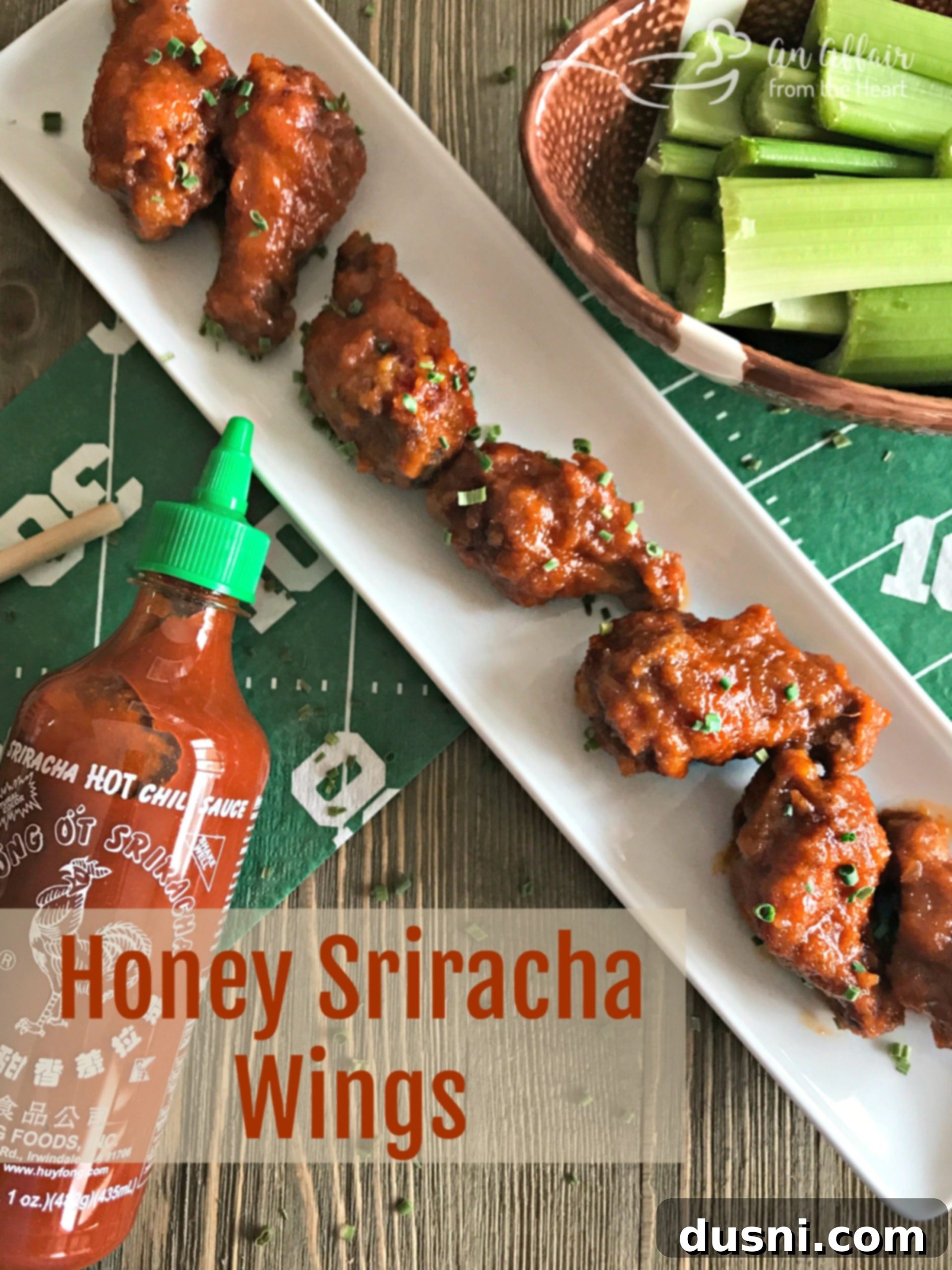 Sticky Sriracha Honey Glazed Wings 15 Honey Sriracha Wings