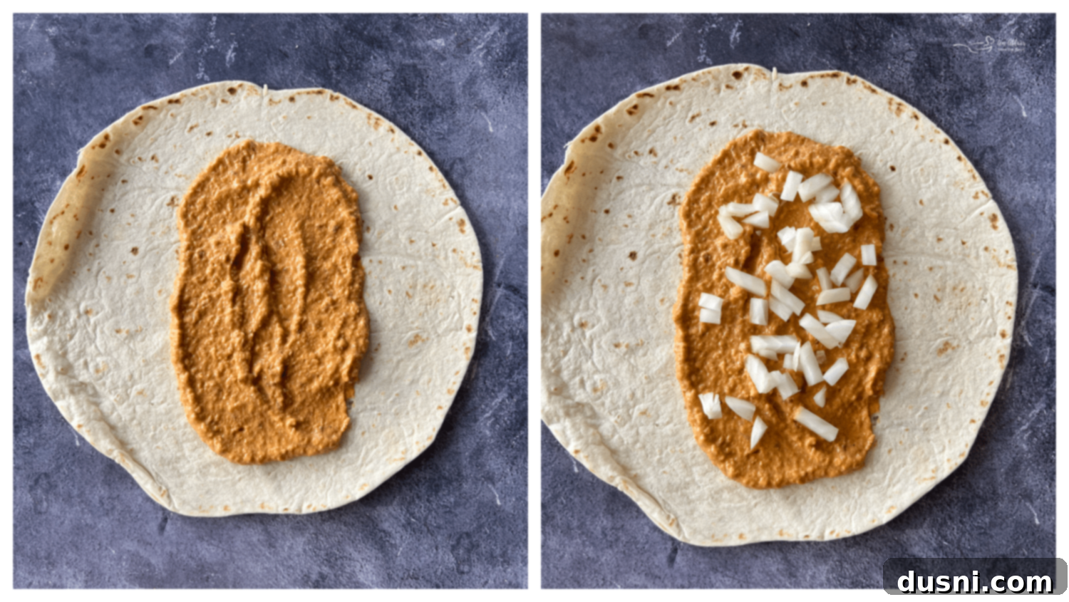 Rotel tomatoes being added to the bean mixture in a food processor