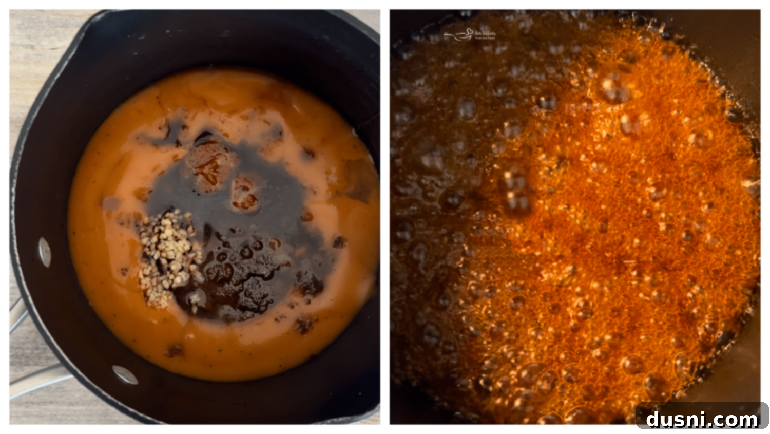 A step-by-step graphic showing how to make the BBQ Bacon Wrapped Water Chestnuts, from wrapping to baking.