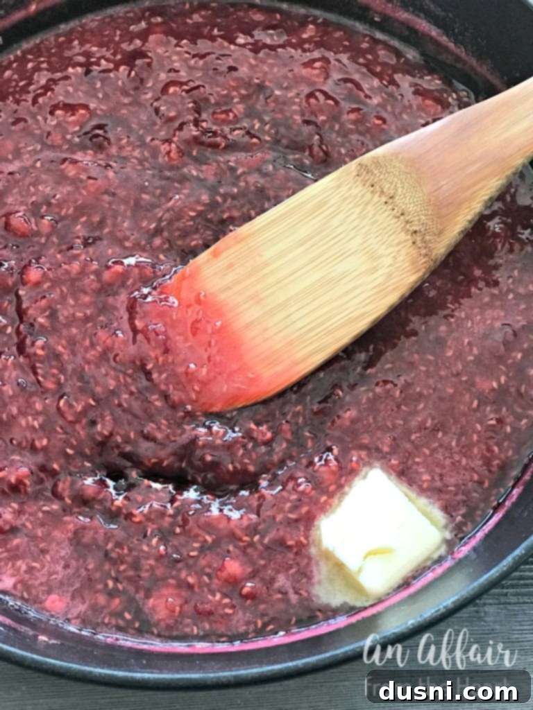 Thickening Raspberry Sauce with Cornstarch