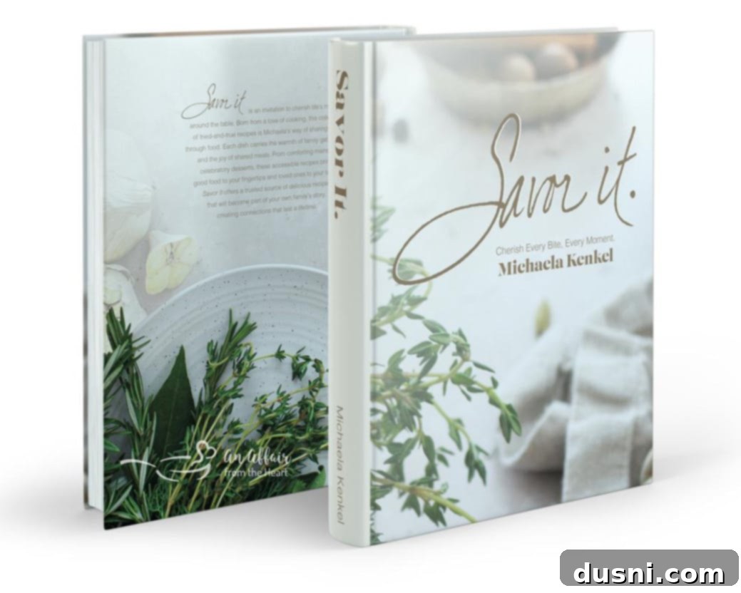 2024's Top 10 Recipes 8 Image of the cookbook 'Savor It'